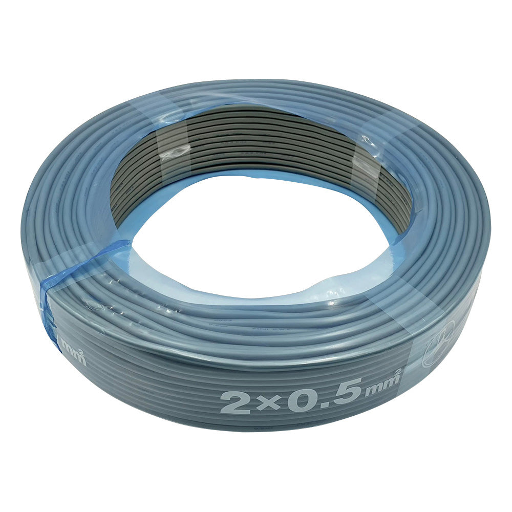 Vinyl cabtyre round cable (VCT-F) 2-core φ5.8mm 1 roll (100m included) 1 roll (100m included)