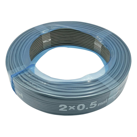 Vinyl cabtyre round cable (VCT-F) 2-core φ5.8mm 1 roll (100m included) 1 roll (100m included)