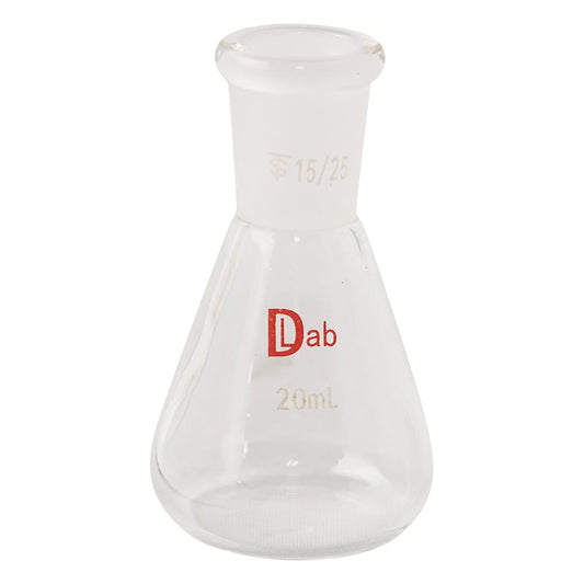 共通摺合三角フラスコ（硼珪酸ガラス-1）　20mL　15/25 1個