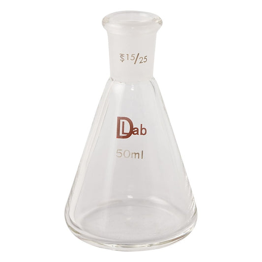 共通摺合三角フラスコ（硼珪酸ガラス-1）　50mL　15/25 1個