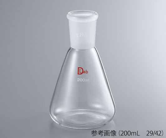 共通摺合三角フラスコ（硼珪酸ガラス-1）　50mL　19/38 1個
