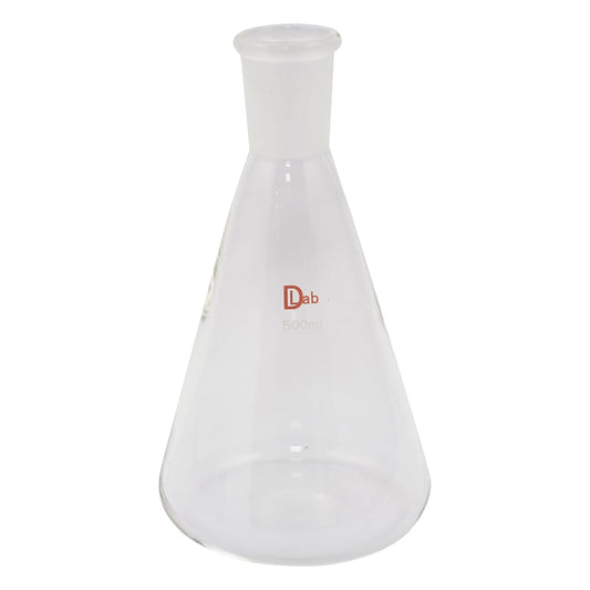 Common ground Erlenmeyer flask (borosilicate glass-1) 500mL 29/42 1pc