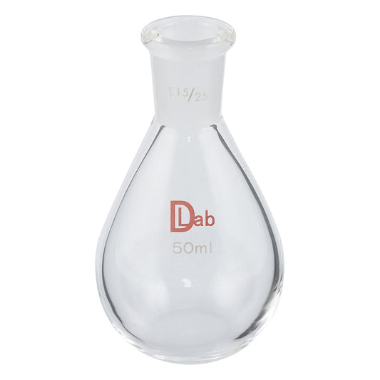 Common ground flat bottom flask (borosilicate glass-1) 50mL 15/25 1pc