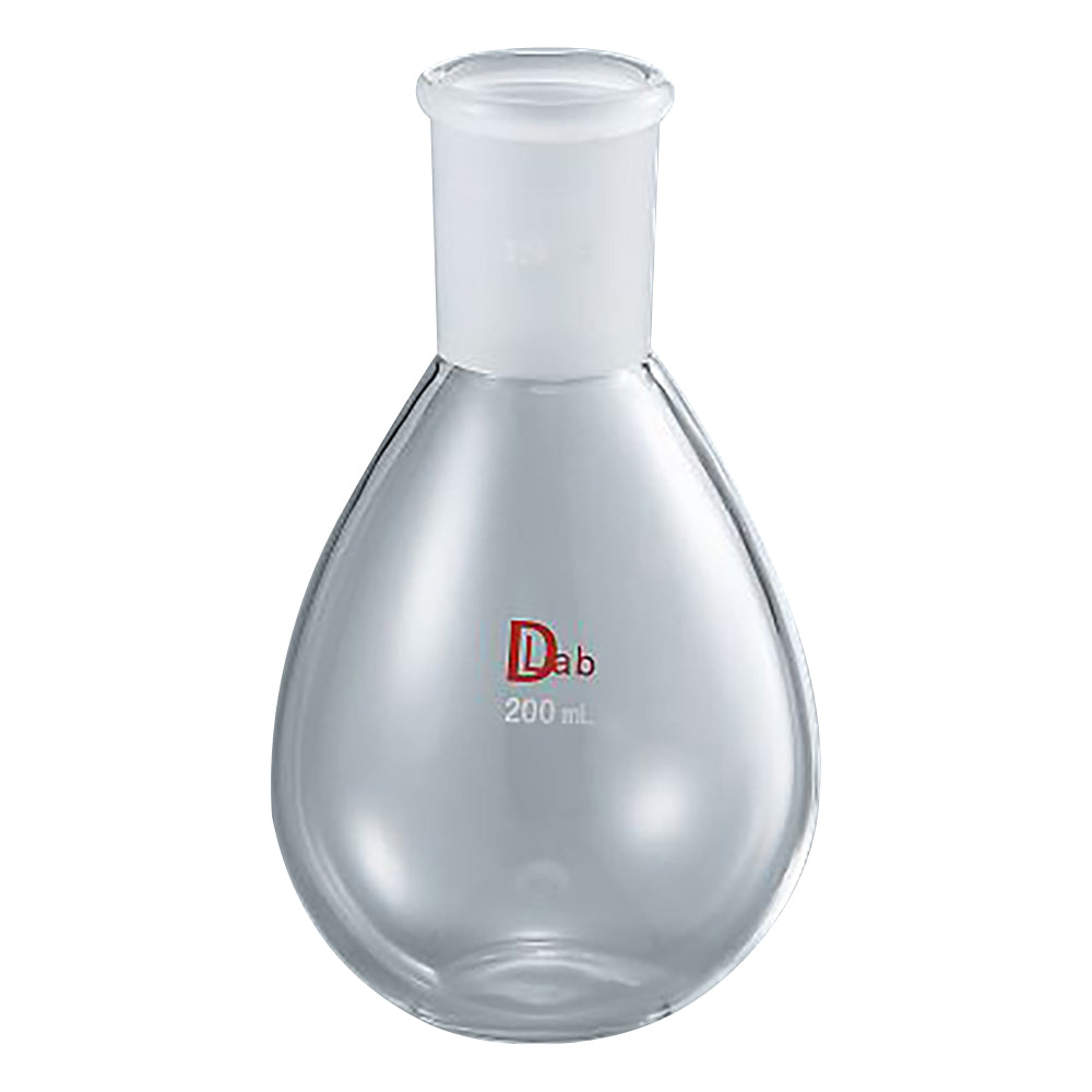 共通摺合平底ナスフラスコ（硼珪酸ガラス-1）　200mL　29/42 1個