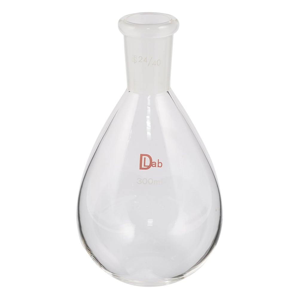 Common ground flat bottom flask (borosilicate glass-1) 300mL 24/40 1pc