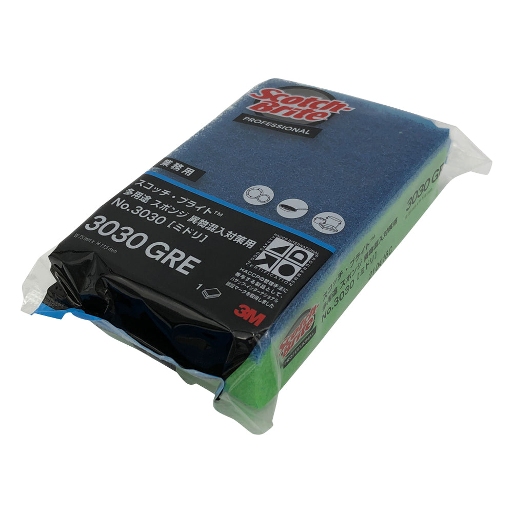 다용도 스폰지 스카치 브라이트™ 그린 3030 GRE 1개