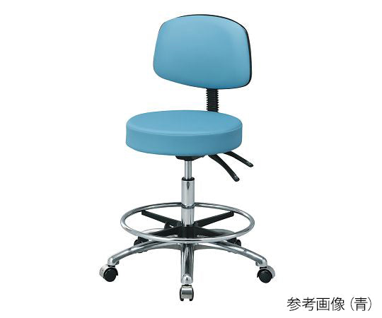 研究室用抗菌カラフルチェア　白　ASSTB127F 1個