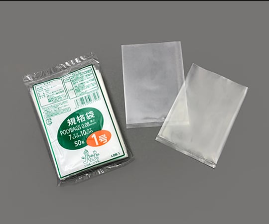 Polybag standard bag, thickness 0.08mm, 50 pieces, L08-1, 1 bag (50 pieces)