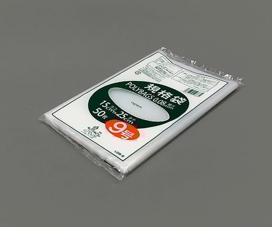 ポリバック規格袋　厚み0.08mm　50枚入　L08-9 1袋(50枚入)