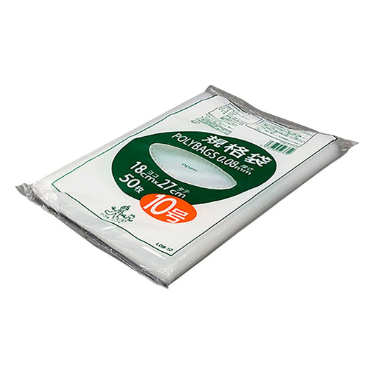 ポリバック規格袋　厚み0.08mm　50枚入　L08-10 1袋(50枚入)