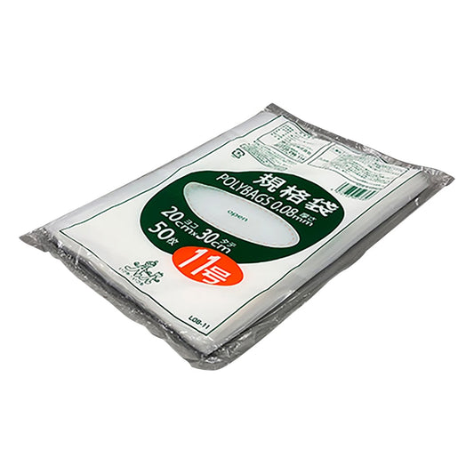 ポリバック規格袋　厚み0.08mm　50枚入　L08-11 1袋(50枚入)