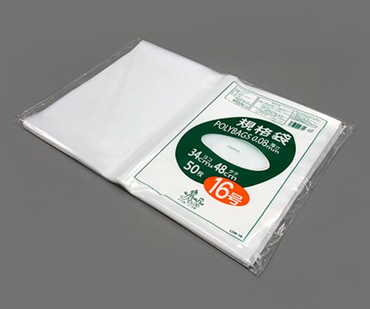 ポリバック規格袋　厚み0.08mm　50枚入　L08-16 1袋(50枚入)