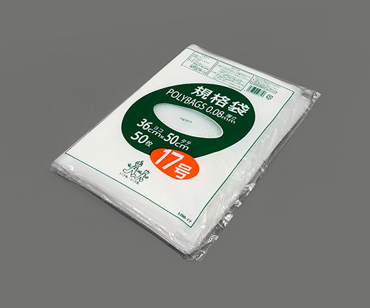 ポリバック規格袋　厚み0.08mm　50枚入　L08-17 1袋(50枚入)
