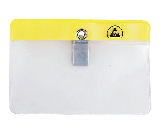 静電対策ネームカードホルダー（クリップタイプ）　98×65mm　35011 1個