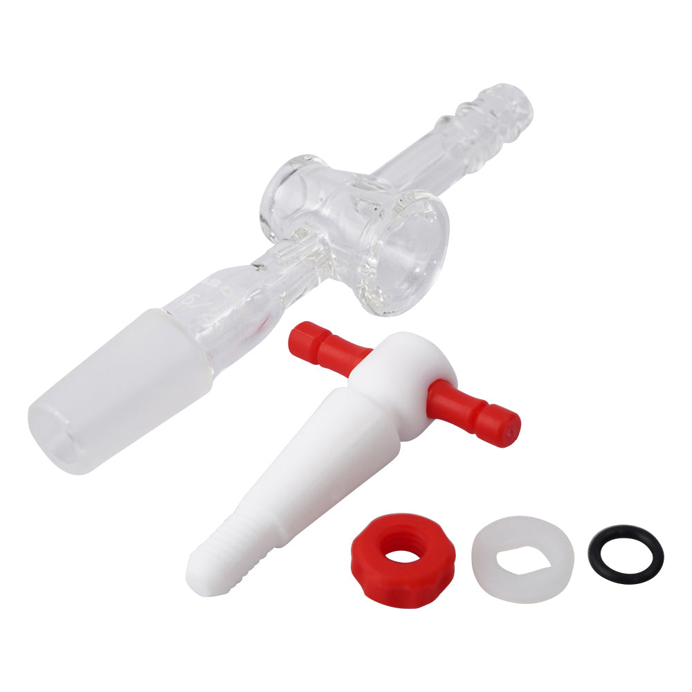 Exhaust pipe straight pipe PTFE cock VSF1525 1 piece