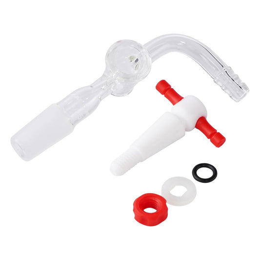 Exhaust pipe bent pipe PTFE cock VCF1525 1 piece