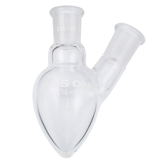 二口梨型フラスコ　50mL　FP2-50-1525 1個