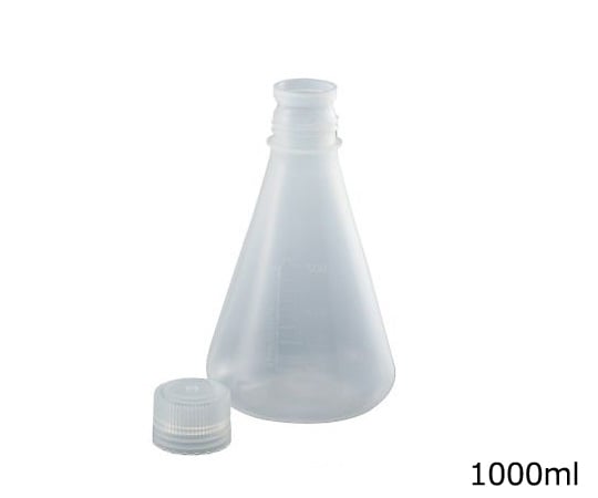 PP Erlenmeyer flask (with screw cap) 1000mL PEF1000 1pc