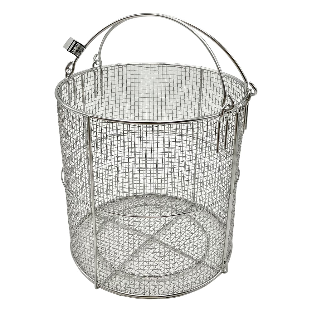 Stainless steel round cleaning basket, medium size, φ250×250mm, SS250, 1 piece