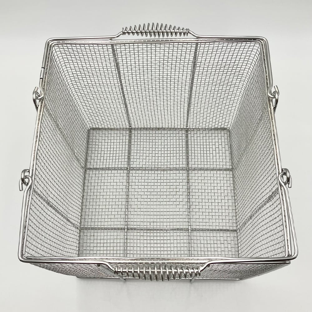 스테인리스 각형 세정 바구니 대 300×300×300mm SS300 1개