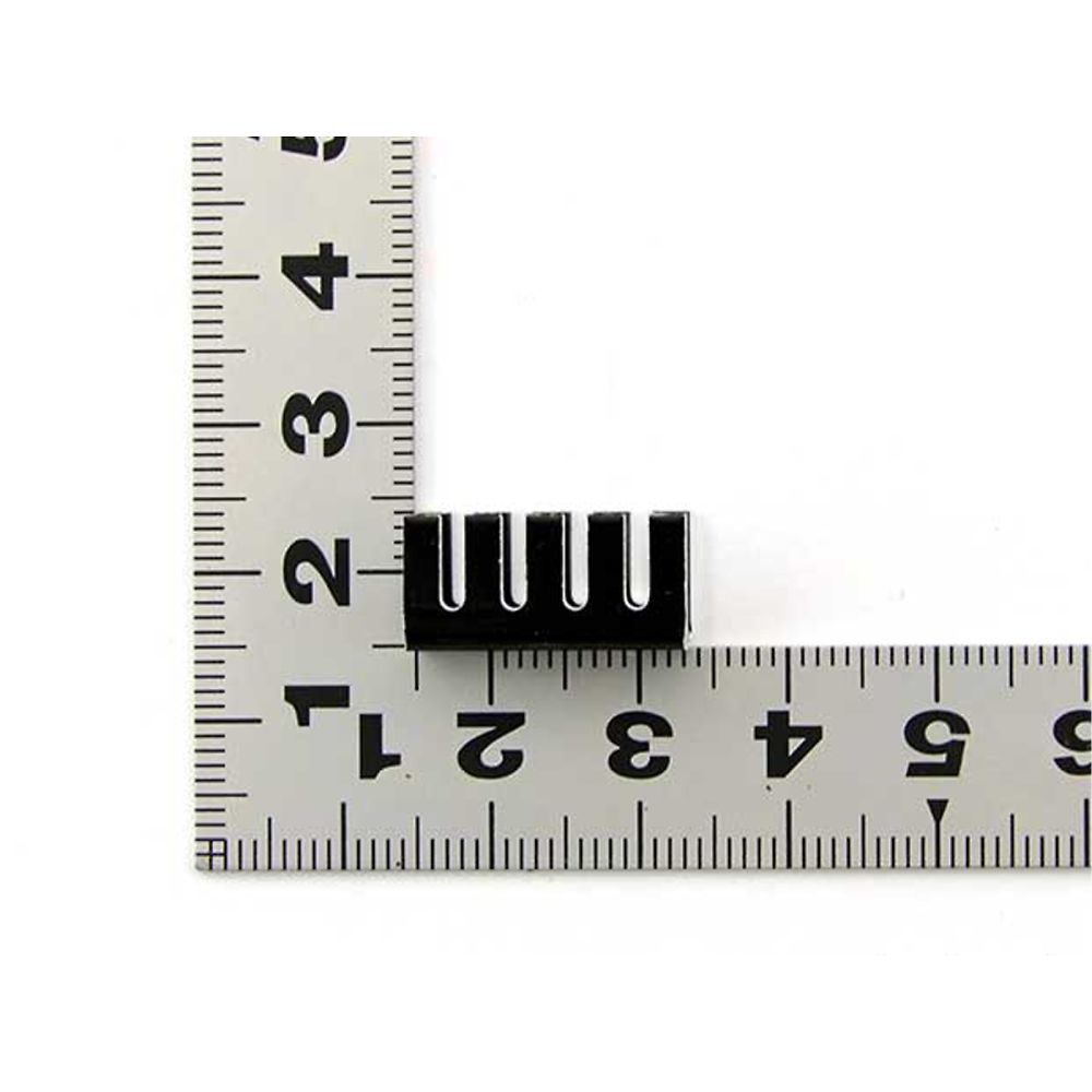 방열판 TO-220용 흑색 컬러 알루미늄 SP111K 1개