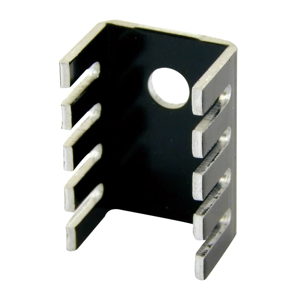 방열판 TO-220용 흑색 컬러 알루미늄 SP111K 1개