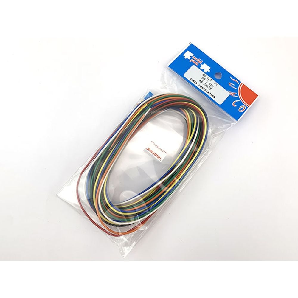 ビニル電線　7色セット　0.5KV-2×7 1セット
