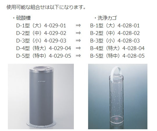 硫酸槽　ピペット用　D-1型　大　D-1型（大） 1個