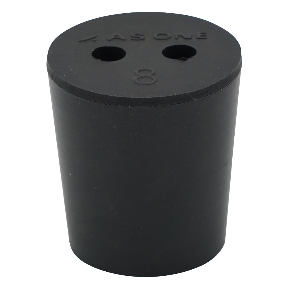 Rubber stopper with hole (Viton(R) stopper) No. 8 1 piece