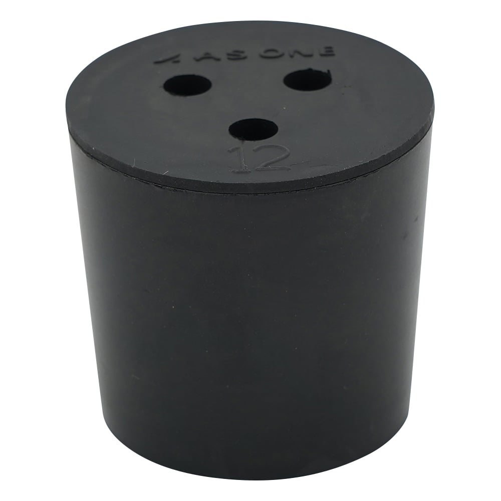 Rubber stopper with hole (Viton (R) stopper) No. 12 1 piece – カイゴロウ