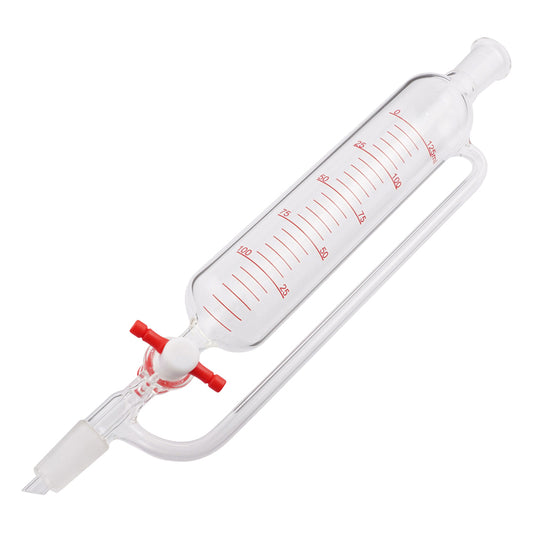 円筒分液ロート（平衡型・PTFEコック）　125mL 1個