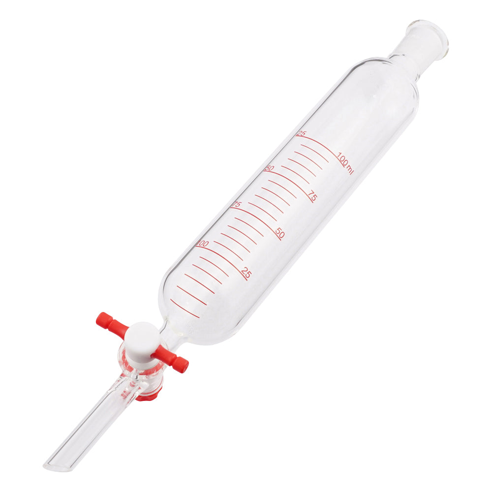 원통 분액 로트(PTFE 콕·눈금 유·하부 접합 없음) 125mL 1개