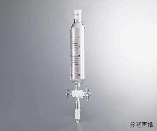 Cylindrical separatory funnel (glass cock) 60mL x 1