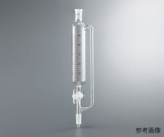円筒分液ロート（平衡型・ガラスコック）　60mL 1個