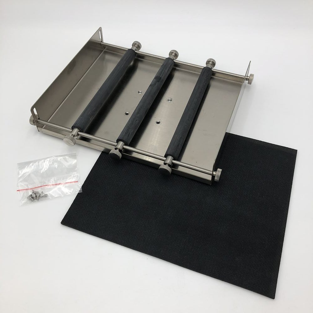 シェイキングインキュベーター用　調整バー付きホルダー（フラスコ用）　ABP-12 1個