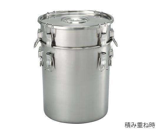 스테인리스 밀폐 탱크(손잡이 포함) 77.5L UAS-08 1개