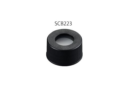 Black perforated cap for syringe vials (with 3mm septum) 100 pieces SCB223 1 bag (100 pieces)