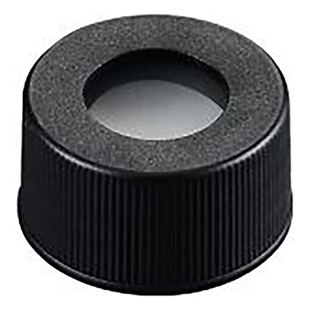 Black perforated cap for syringe vials (with 3mm septum) 100 pieces SCB223 1 bag (100 pieces)