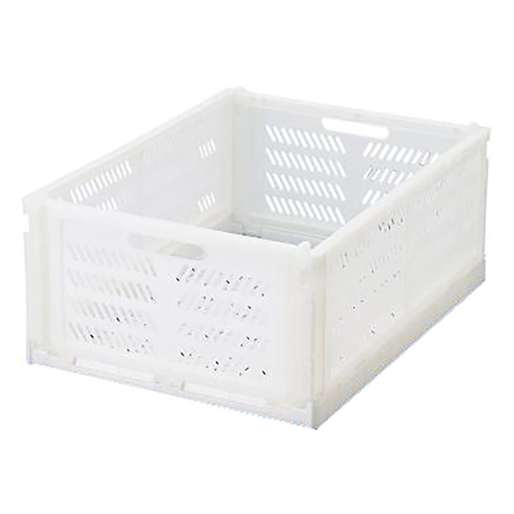 折りたたみコンテナ（コンパクト）　ホワイト　PC-MWH 1個