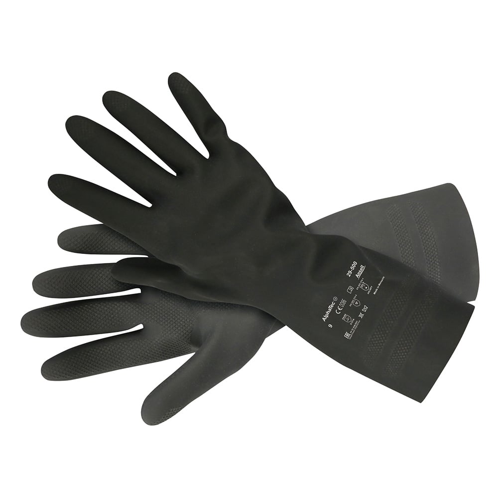 Chemical protection gloves (neoprene) 29-500 (L) 17081 1 pair
