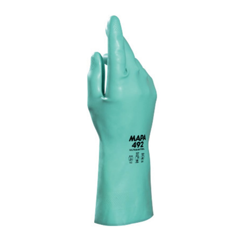 Nitrile gloves (anti-slip embossed/cotton-finished inside) XL 492-9 1 pair