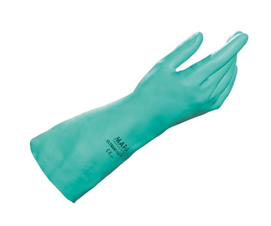Nitrile gloves (anti-slip embossed/cotton-finished inside) L 492-8 34492208 1 pair