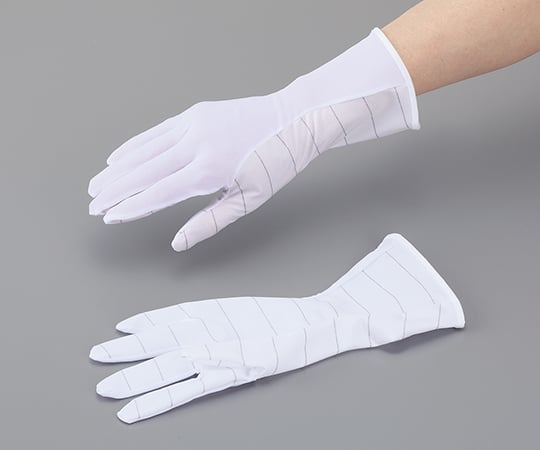 アズピュア防塵ESD手袋（ロングタイプ） M 1袋（10双入） 1袋(10双入)