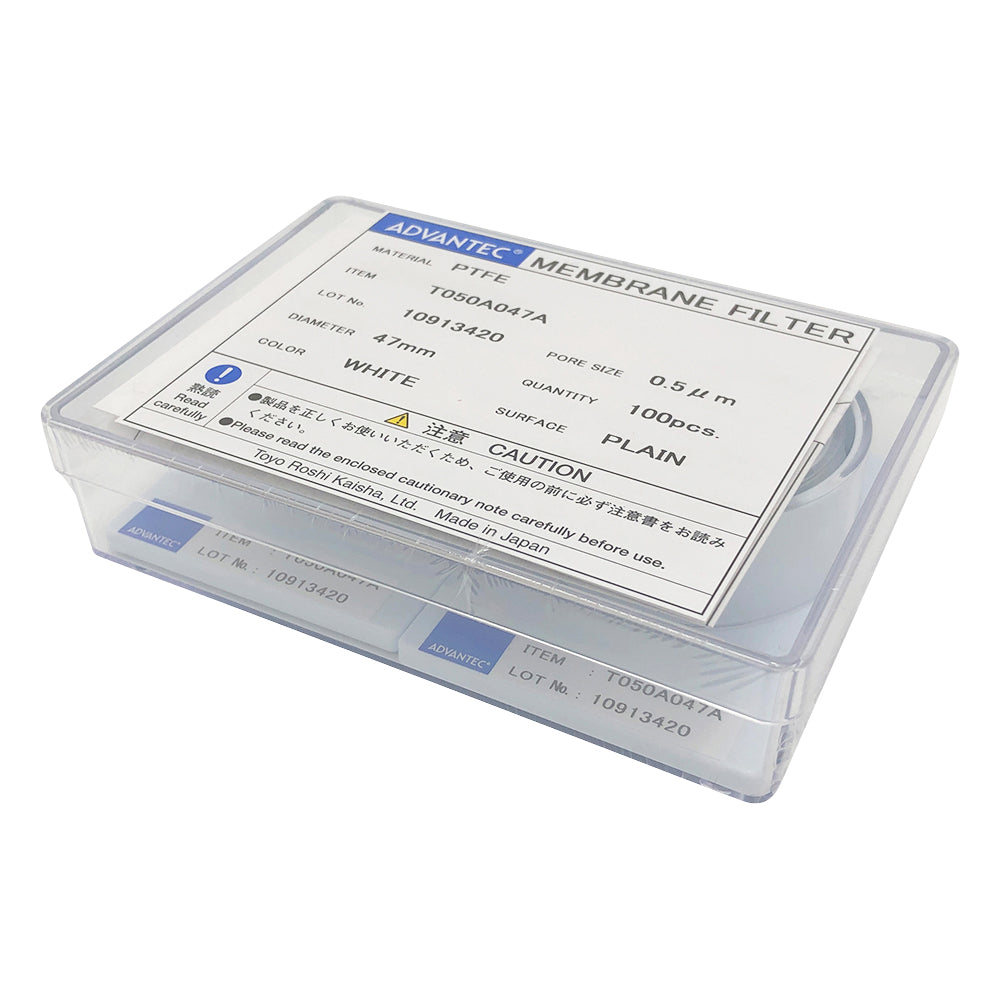 Membrane filter (PTFE type) pore size 0.5 μm 100 sheets 12050004 1 box (100 sheets)