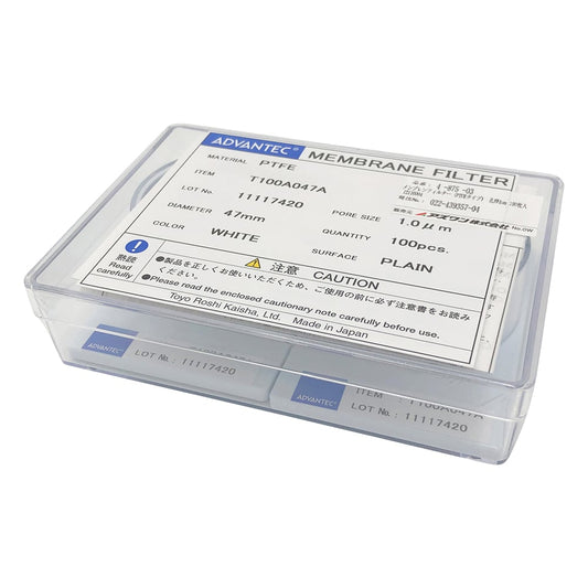 Membrane filter (PTFE type) pore size 1μm 100 sheets 12110004 1 box (100 sheets)