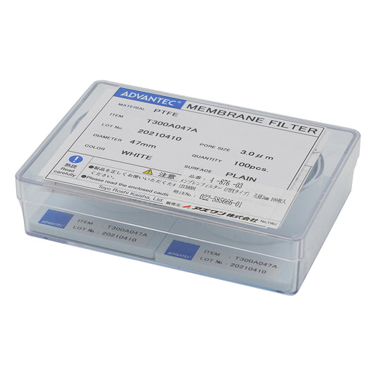 Membrane filter (PTFE type) pore size 3μm 100 sheets 12130004 1 box (100 sheets)