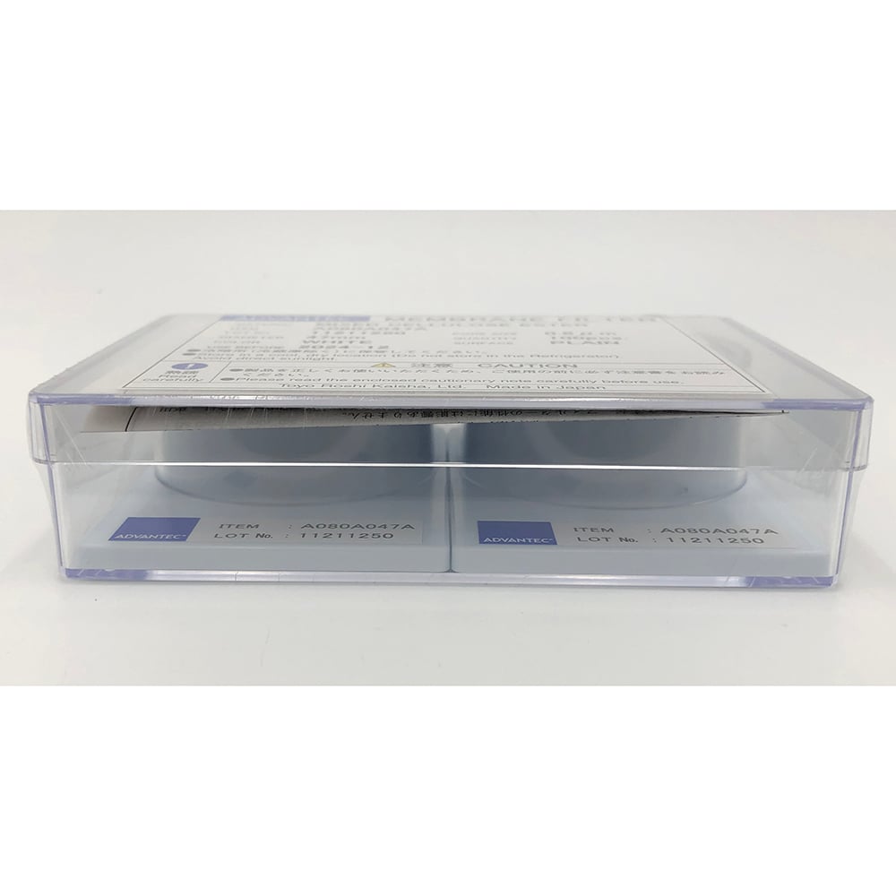 멤브레인 필터(셀룰로오스 혼합 에스테르 타입) 구멍 직경 0.8μm 100장입 10080004 1상자(100장입)