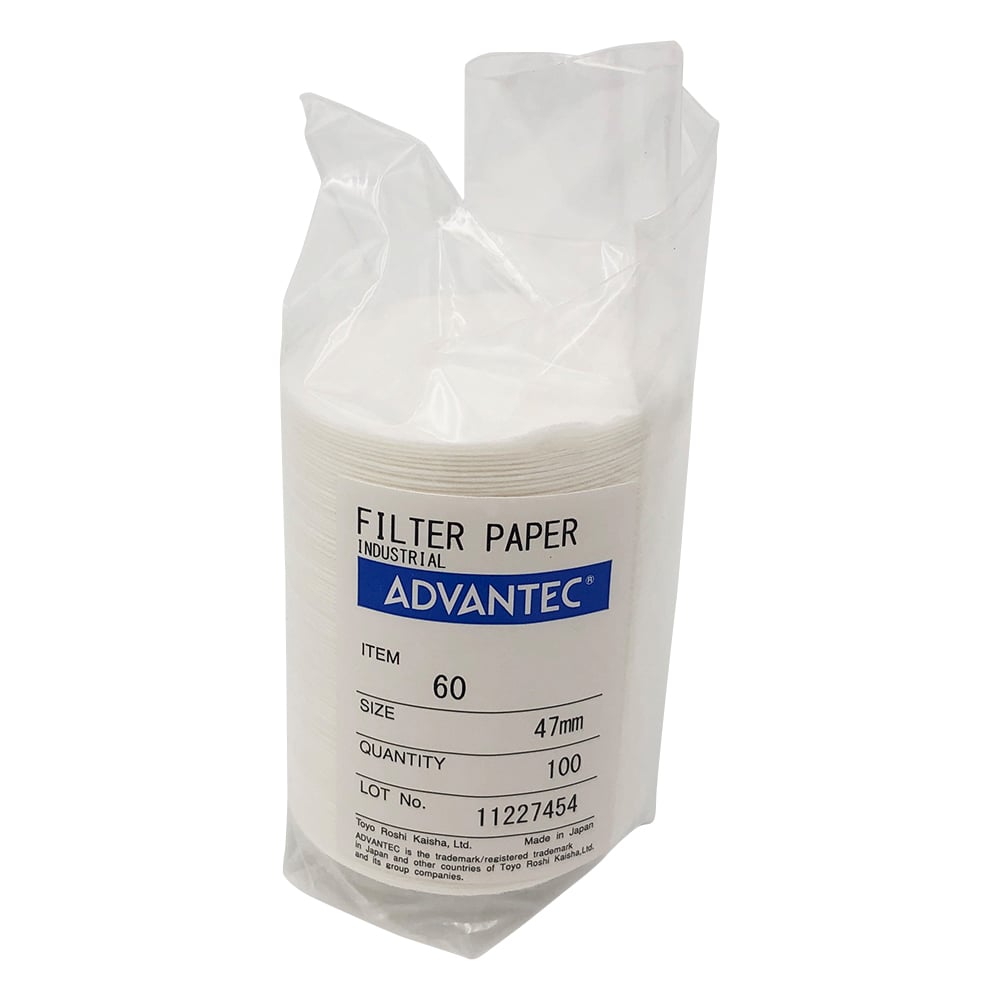 Filter paper for viscous liquids No.60 100 sheets 03351047 1 box (100 sheets)