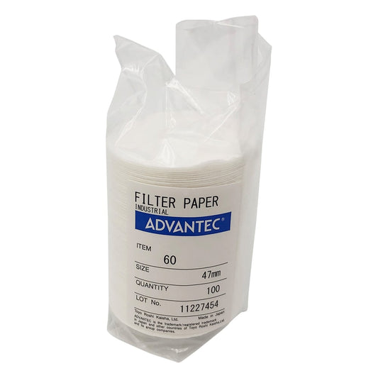 Filter paper for viscous liquids No.60 100 sheets 03351047 1 box (100 sheets)