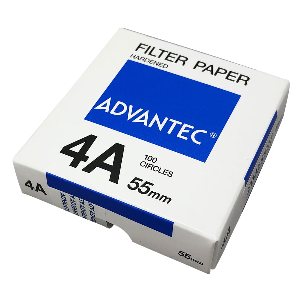 Hard filter paper No.4A 100 sheets 01411055 1 box (100 sheets)
